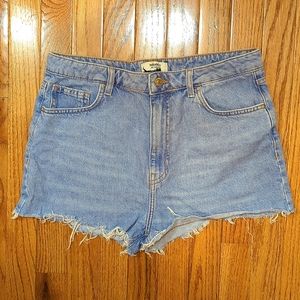Denim shorts